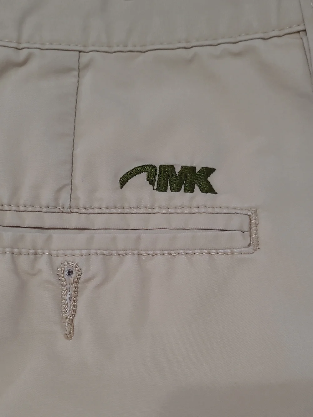Mountain Khakis Flat Front Organic Cotton Blend Shorts size 33x8